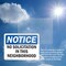 Signmission No Solicitation In This Neighborhood OSHA Notice Sign, Plastic, 14in W x 10in L, 2PK OS-2PACK-NS-P-1014-L-14815 - alternate 2